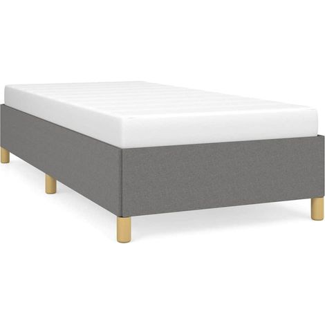 Maison Exclusive - Giroletto senza Materasso Grigio Scuro 90x190 cm Tessuto (1/5)