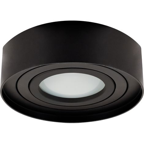 Spot encastrable rond orientable noir 1xGU10 35W ODYN Struhm (1/4)