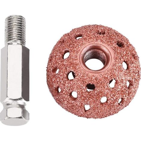Meule Abrasive, Jeu De Meules De Polissage De 38 Mm, Tête De Meulage De Réparation De Pneus, Meule De Polissage à Grain Grossier avec Tige De Liaison pour Outils Rotatifs (1/5)