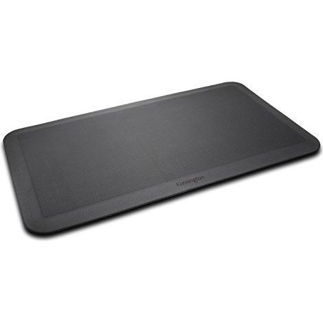 Kensington Tapis anti-fatigue, confort ergonomique, antidérapant, idéal pour les bureaux debout, noir (1/10)