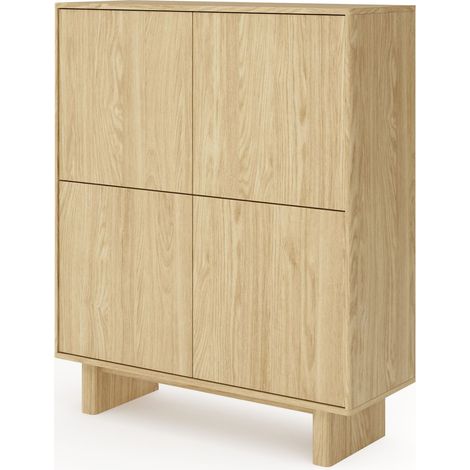 CASSETTIERA, rovere oliato, 103,5 x 124,2 x 38,1 cm