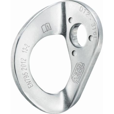 Placas de anclaje de corazón de acero inoxidable PETZL - Perno de 10 mm - P36AS10
