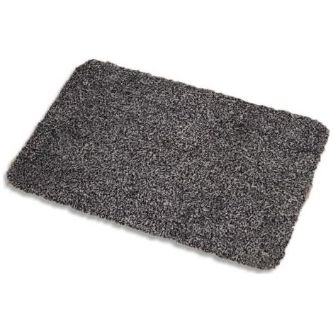 Paillasson microfibre Karteo 50x80 cm antidérapant lavable machine (1/5)