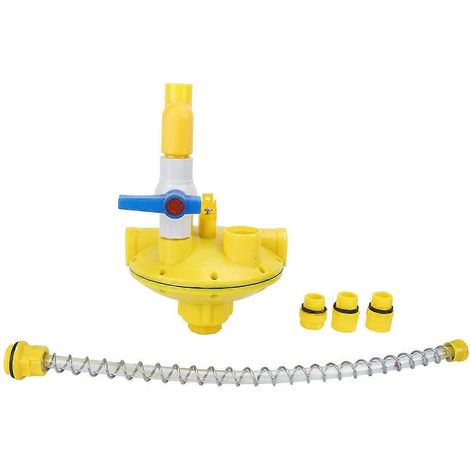 Régulateur de pression d'eau pour l'abreuvement des volailles, soupape de décompression (tube rond) (1/5)