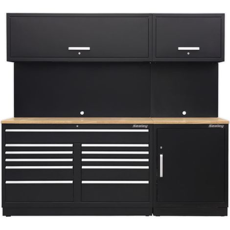 Sealey Premier&trade Storage System with Hardwood Worktop 2.33m APMSCOMBO4W (1/5)