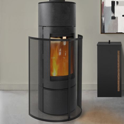 Rejilla de protección contra incendios de 1 panel para estufas y chimeneas (1/5)