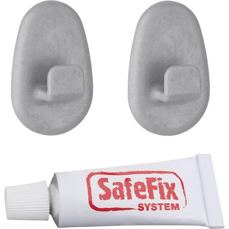 Gancho Polytherm Safe Fix Gris Pz 2 Metaltex (1/4)