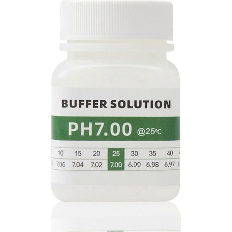 Solution d'étalonnage pour pH-mètre, testeur ORP, pH 7,0-- (1/5)