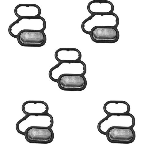 Joint de solénoïde VTEC pour moteur de voiture (5 pièces), joint de filtre de soupape de solénoïde à calage variable 15825-RB0-003 pour Honda CR-Z Fit City (1/5)