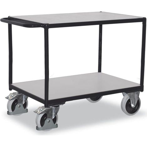 VARIOfit Schwerer ESD Tischwagen mit 2 Ladeflächen 1.000 x 600 mm (1/2)