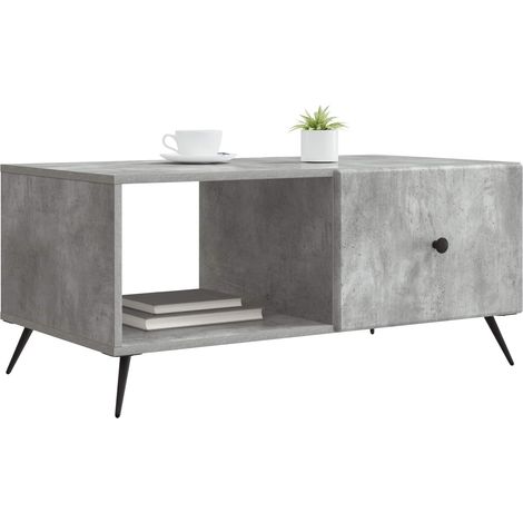 Maison Exclusive - Tavolino da salotto Grigio Cemento 90 x 50 x 40 cm