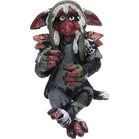 Statue de Gobelin Géant Résine pour Jardin, Sculpture Décorative Personnage Anime Leprechaun, Idée Cadeau Décoration Extérieur (1/5)