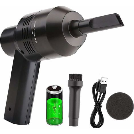 Computer Keyboard Vacuum Cleaner Powerful Rechargeable Mini Vacuum, Cordless Handheld Vacuum - Best Cleaning Tool for Dust, Drops for Laptop, Car (1/5)