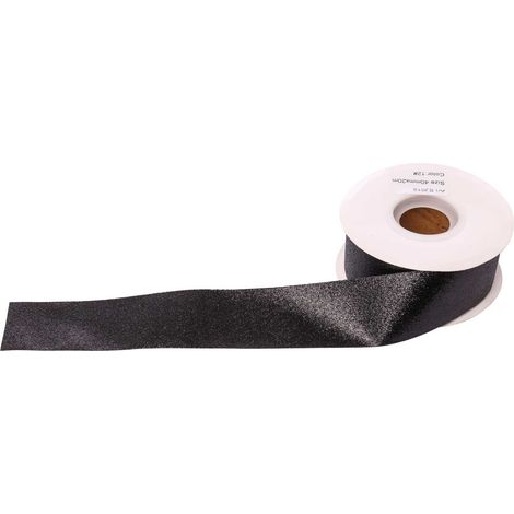 ARPIMEX Nastro Natale Decorativo Glitterato H 2,5 Cm L 20 Mt Nero
