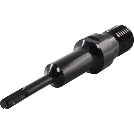 Adaptateur - 1 1/4 Pouces UNC vers SDS Plus - Pour Forets à Couronne Diamant - Longueur 200 mm - Acier Trempé (1/5)