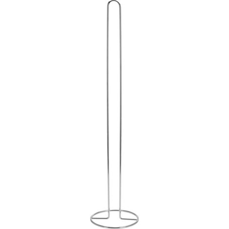Porte stock rouleaux papier WC métal chromé (1/3)