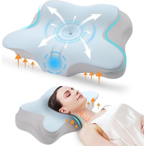 Cuscino ergonomico, comodo supporto cervicale, in soia (1/5)