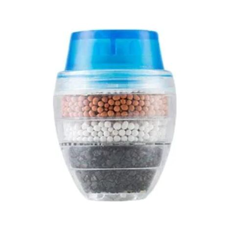 Mini filtre de purification d'eau de robinet, purificateur d'eau chaude en fibre de carbone, adapté au nettoyage, à la cuisine domestique (1/5)