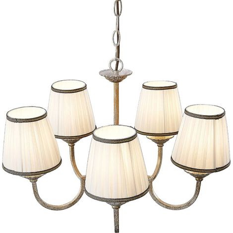 Lindby 'Lumiel' in Marrone da Tessuto