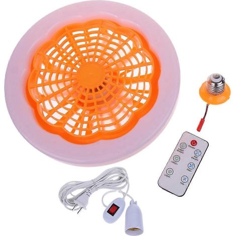 Geräuscharmer Deckenventilator mit Fernbedienung, Licht und einstellbarer Lüftergeschwindigkeit.