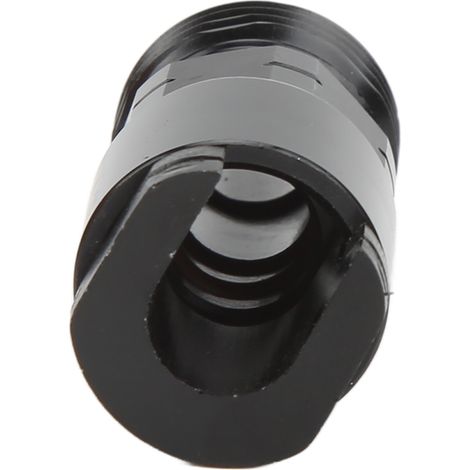 EFI-Schnellkupplung, schwarz eloxiertes Aluminium, wasserdichte AN-Kraftstoffleitung mit Steckverbindung AN8-3/8 Zoll (1/5)