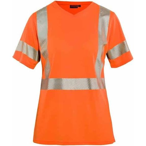 T-shirt de travail haute visibilité anti-UV femme 3336 - Orange fluo L (1/3)