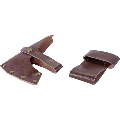 Handmade Thick Leather Case For Axe Blades, Axe Head Protective Case And Belt Holder (1/5)