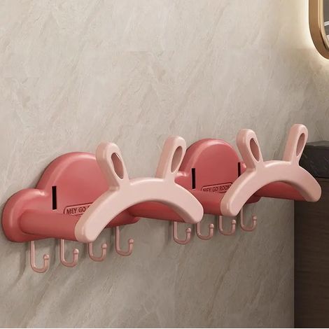 Étagère de rangement murale sans perçage pour salle de bain, adaptée au rangement sous l'évier de la salle de bain et de la cuisine.
