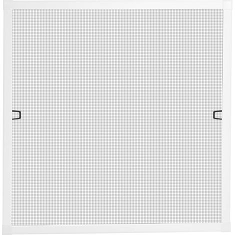 Schellenberg 70032 protezione dagli insetti della finestra Plus, Zanzariera con cornice – 130 x 150 cm in Bianco, 1 pezzi (1/5)