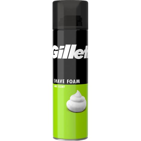 Schiuma da barba Gillette Classic al limone e lime 200 ml