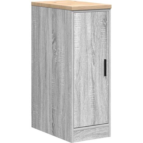 vidaXL Armadio per garage - Armadietto da Garage Grigio Sonoma 30x51x85 cm (1/5)