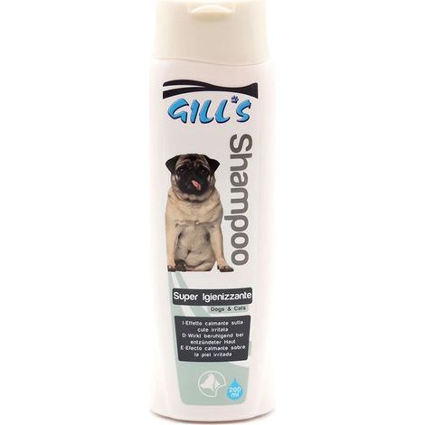 Set 6 pezzi Gill'S Shampoo Super Igienizzante 200 ml per cani e gatti (1/2)