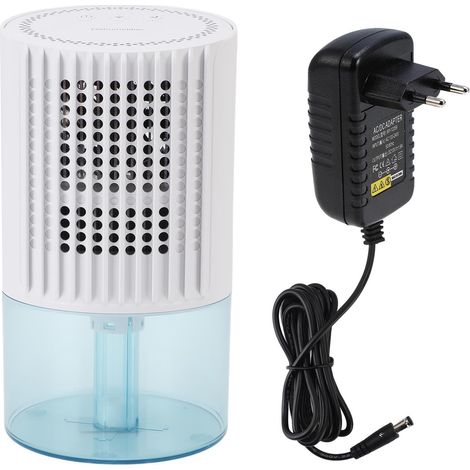 Déshumidificateur maison réservoir 1L silencieux chambre camping-car arrêt auto 7 couleurs lumière détection précise blanc EU, humidité (1/5)