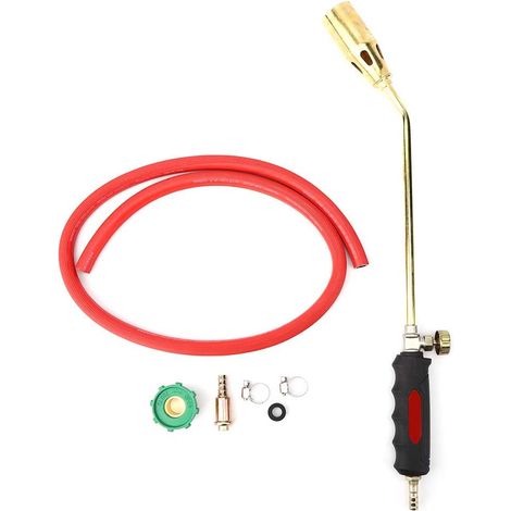 Brûleur portatif d'outil d'allumage de torche d'interface de bon joint, fondant à glace simple ouvert de placage de laiton de fer, pour le méthane de butane (1/5)