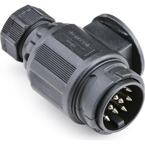 Spina di corrente 12 volt 13 poli per carrelli (1/2)