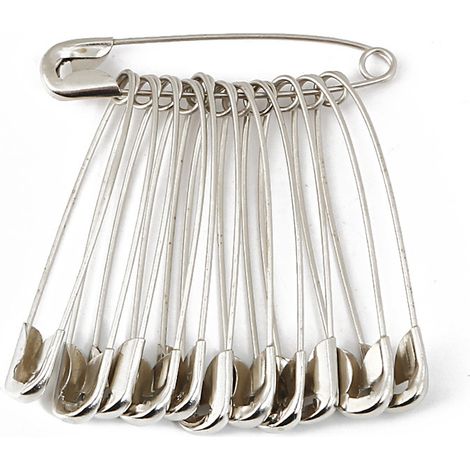 épingles à Nourrice - Acier Inoxydable 4,5 Cm - Pour Vêtements Cuir Et Loisirs Créatifs - Lot De 20 Pièces (1/5)
