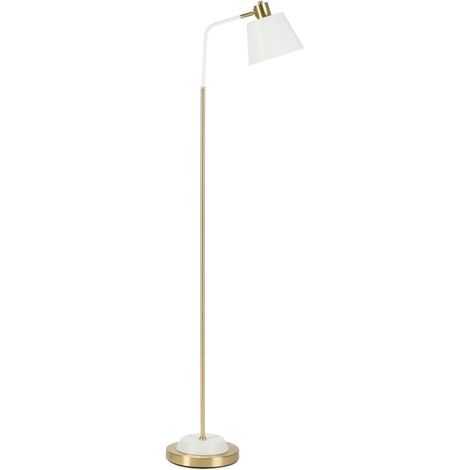 ANDREA HOUSE IL72040 Lámpara Pie Metal Blanco 46x25x158 CM - ref: IL72040