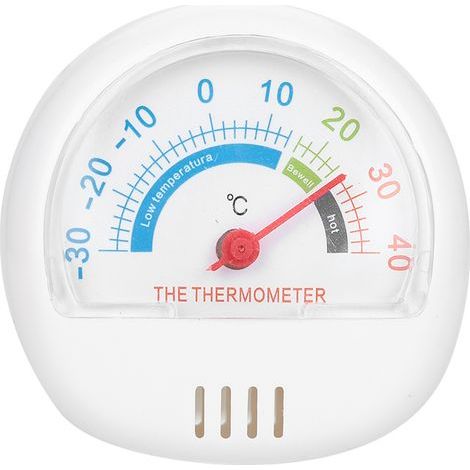 Thermomètre pour réfrigérateur-congélateur, grand cadran (mécanique blanc) (1/5)