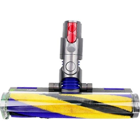 Tête de nettoyage à rouleau souple LED pour aspirateurs sans fil V10 Slim/V12 - Pièce de rechange pour sols durs (1/5)