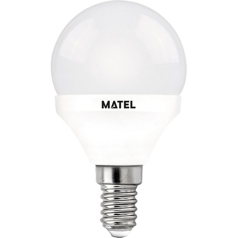 Lampadina led sferica calda Matel e14 5w (3 intensità)