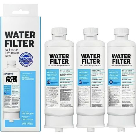 EASYCOMFORT Lot de 3 Filtres à Eau pour Réfrigérateur DA97-17376B - Cartouche Filtrante 3 Couches Efficace Compatible (1/5)