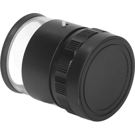 10-fach vergrößernde, beleuchtete Juwelierlupe, austauschbare Skala, 8 LEDs, 28 mm Sichtfeld (1/5)