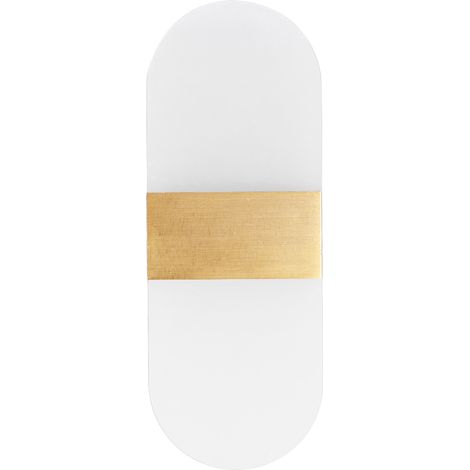 LED-Wandleuchte aus Acryl, 360° drehbar, 6 W, warmweiß, moderne Wandleuchte für Flur, Schlafzimmer, Restaurant, 90–265 V, Gold (1/5)