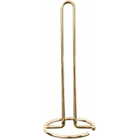 royaluxe - Porte-papier hygiénique, vertical doré en acier inoxydable portable porte-rouleau de cuisine en acier porte-rouleau de papier toilette distributeur de mouchoirs pour cuisine salon chambre (1/5)
