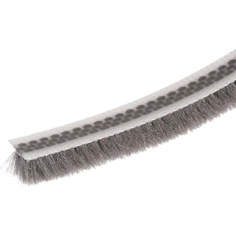 Brosse élastique pour fente de carte d'étanchéité fenêtres, 9/32 po x 1/4 16,4 pi