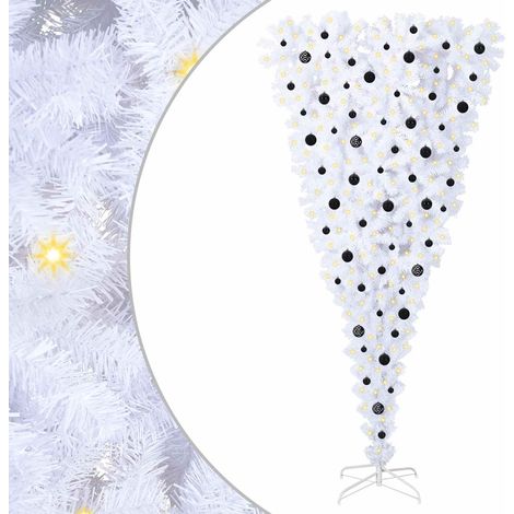 Árbol de Navidad artificial con 300 LED 240 cm PVC y Acero vidaXL (1/5)