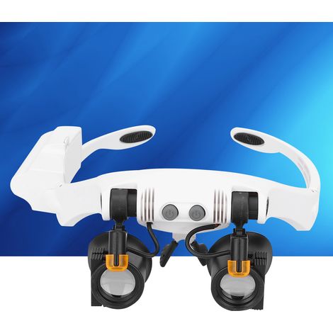 Lampe frontale LED multifonction 21 en 1 avec loupes interchangeables pour travaux de précision (1/5)