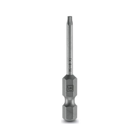 Embout de vissage Phoenix Contact Torx de 5 pièces , T8, Alliage d'acier ( Prix pour Paquet de 5 )