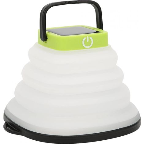 Faltbare und tragbare LED-Solar-Campinglaterne, wasserdichte Taschenlampe (IP65), USB-Campingleuchte für Zelte
