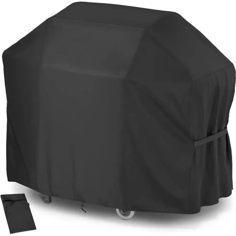 Housse pour barbecue à gaz, 132 x 68 x 109 cm, tissu Oxford 210D, coupe-vent et imperméable. (1/5)